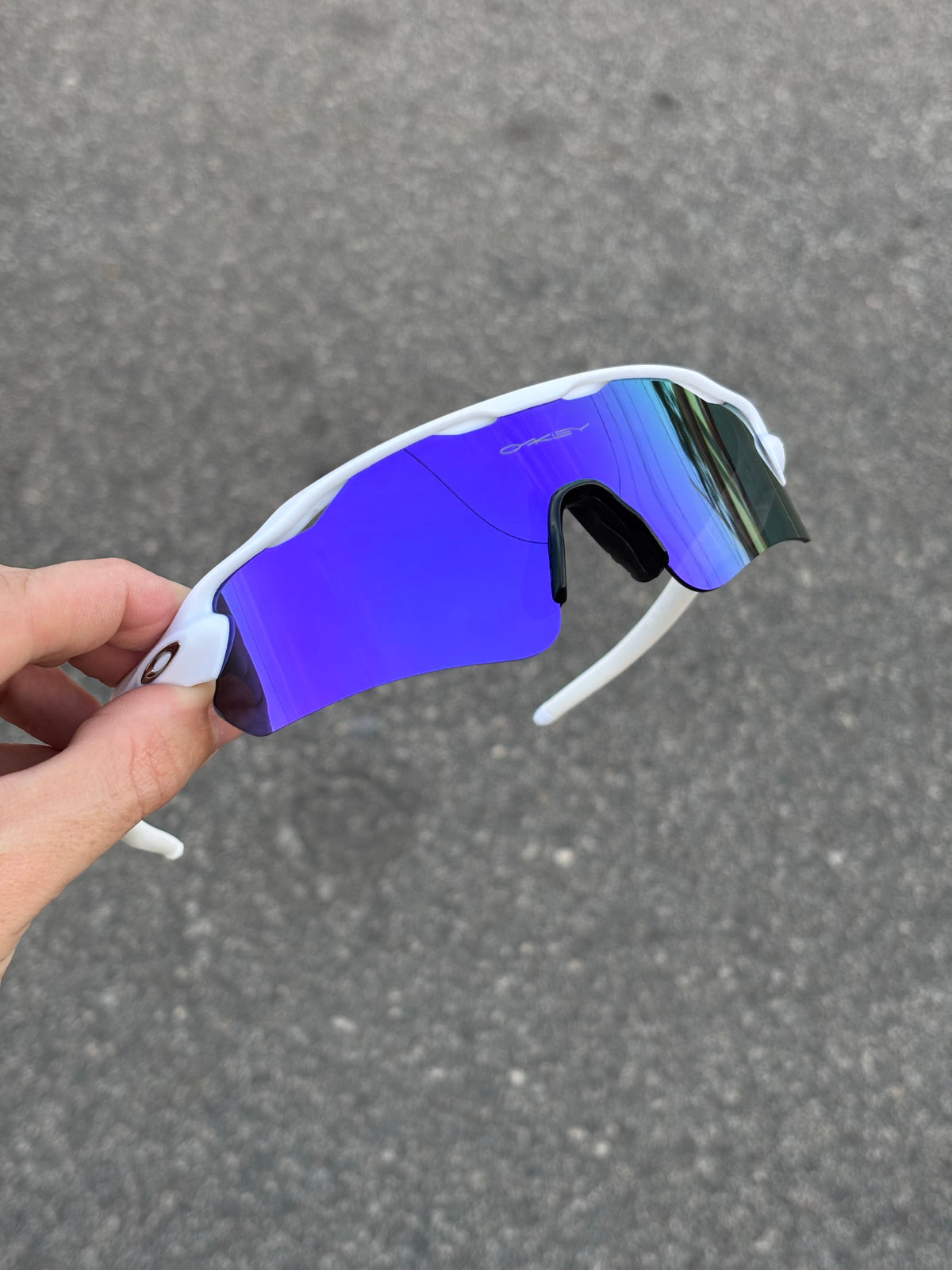 Óculos Radar White - Lente Purple - Compre 1 Leve 2