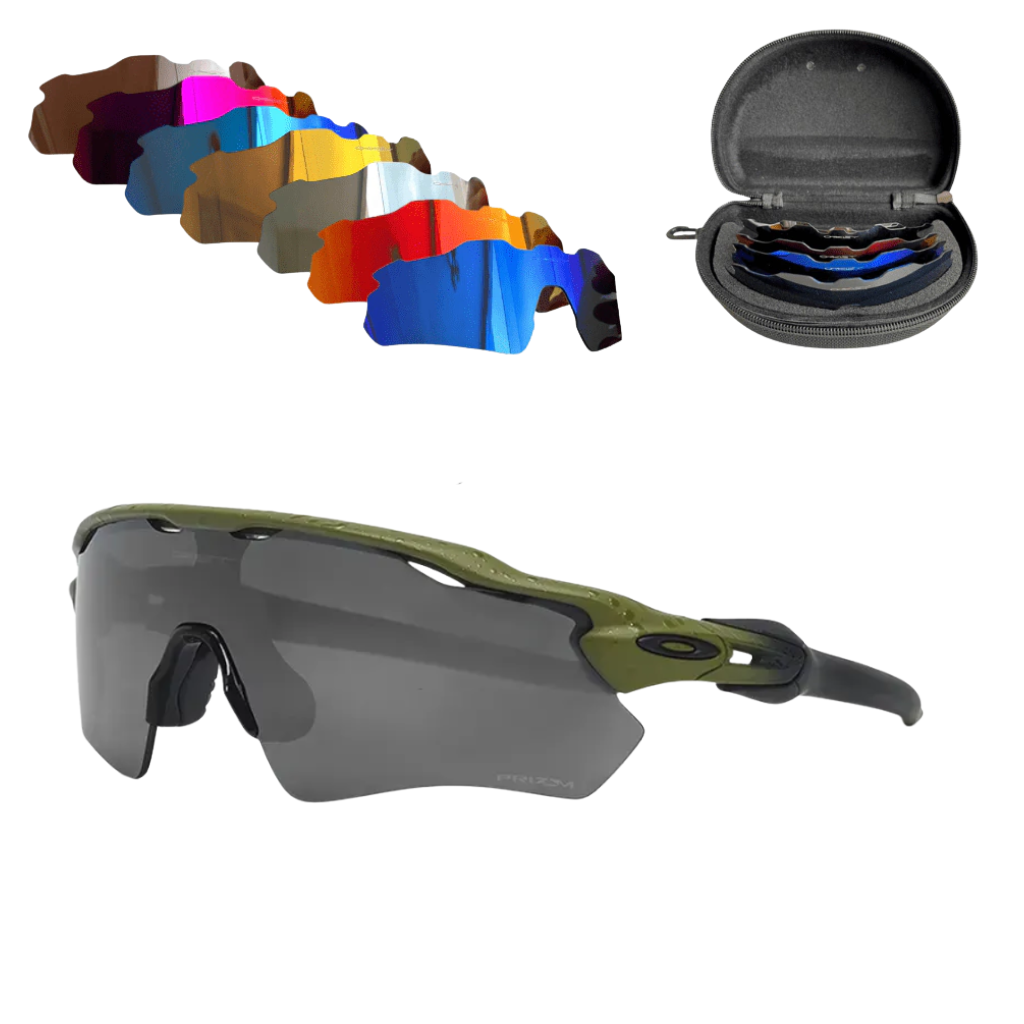 Óculos Kit Radar Militar + 4 Lentes extras - Compre 1 Leve 2