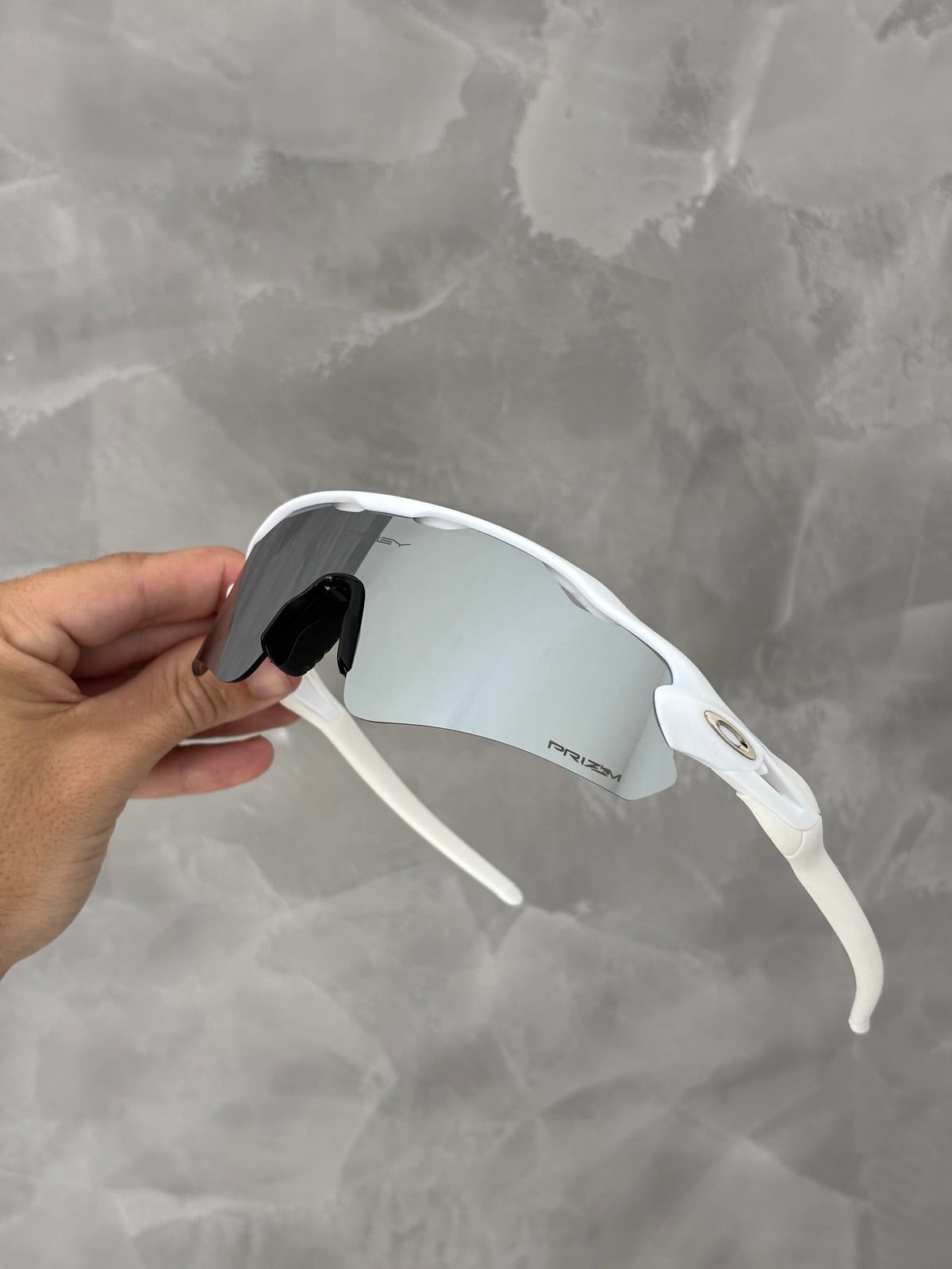 Óculos Radar White - Lente Liquid Metal - Compre 1 Leve 2