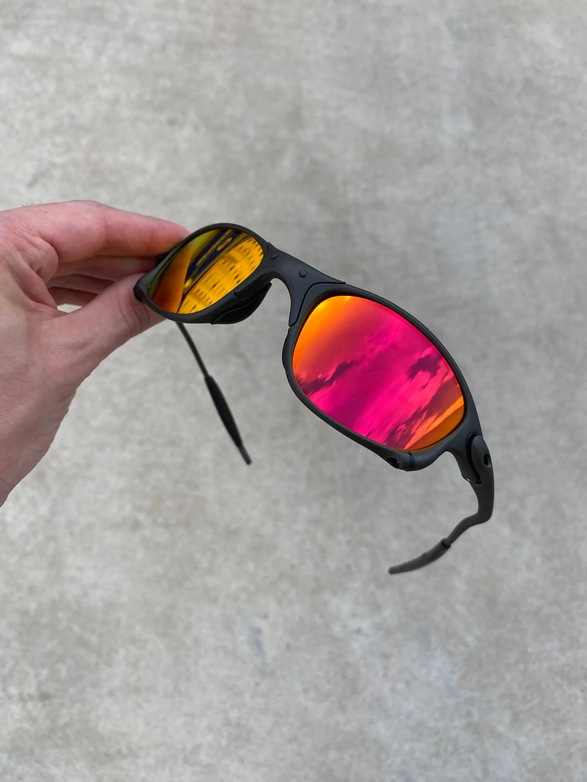 Óculos Double X Carbon - Lente Ruby