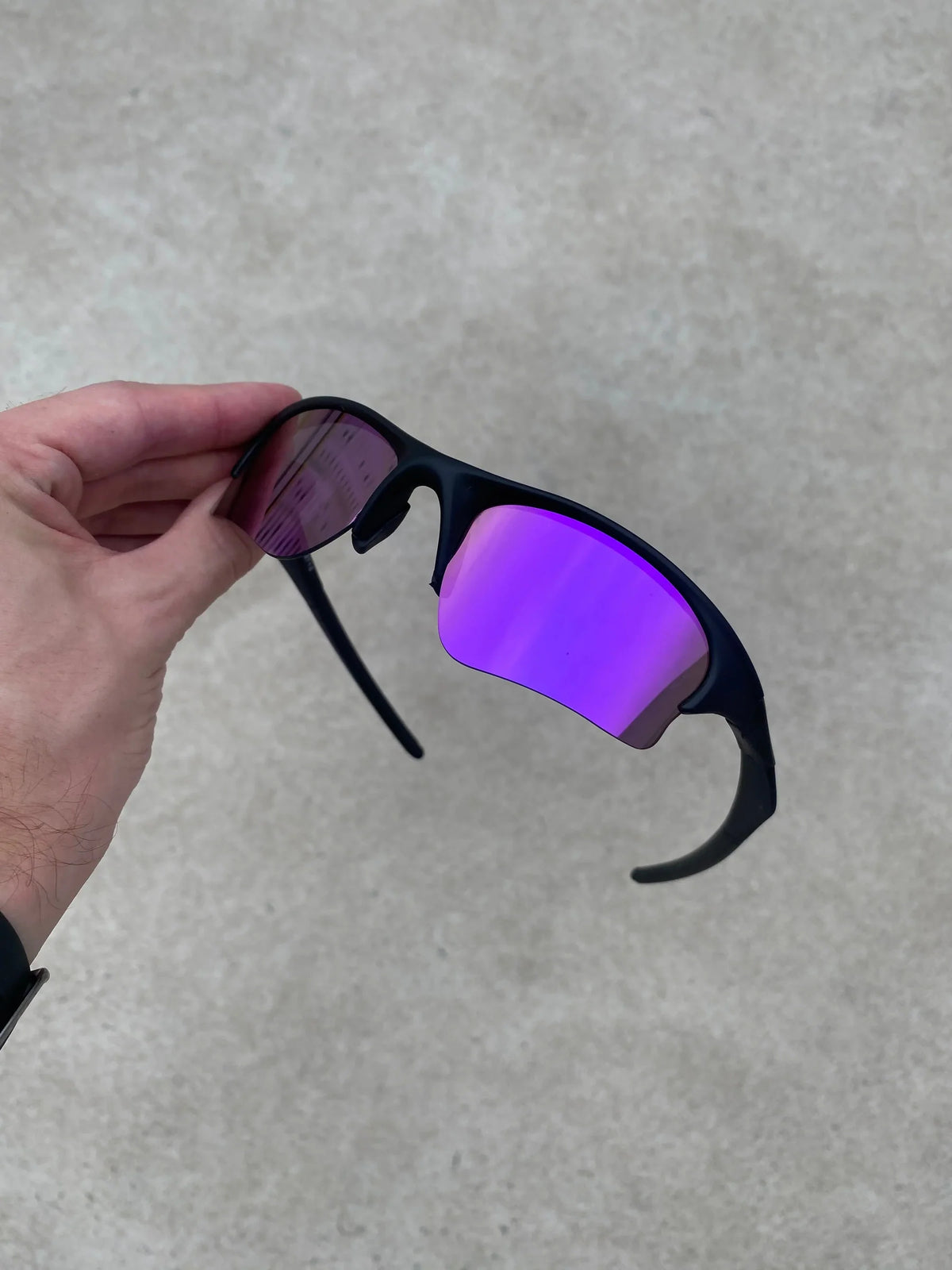 Half Jacket Black - Lente Purple