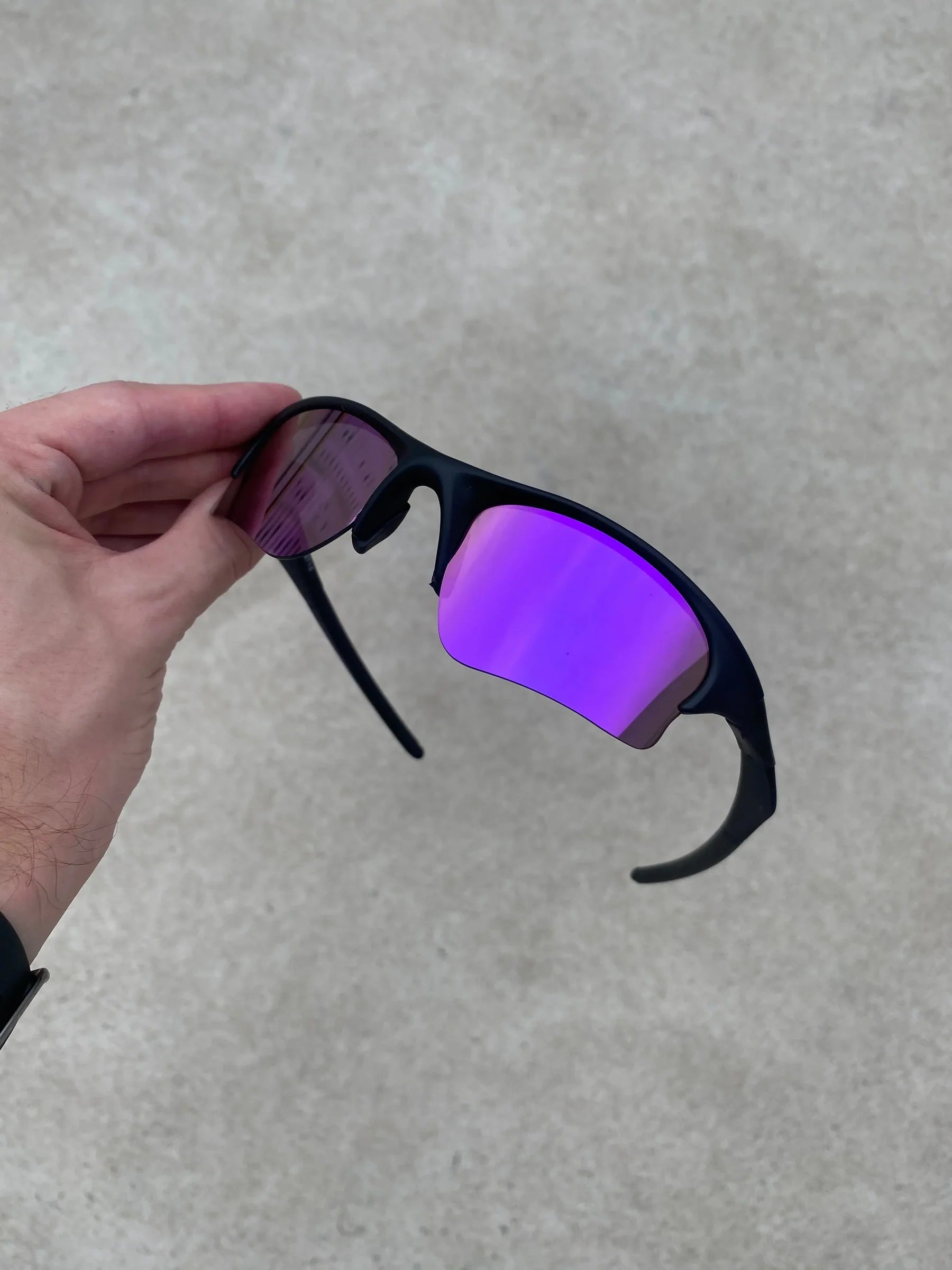 Half Jacket Black - Lente Purple
