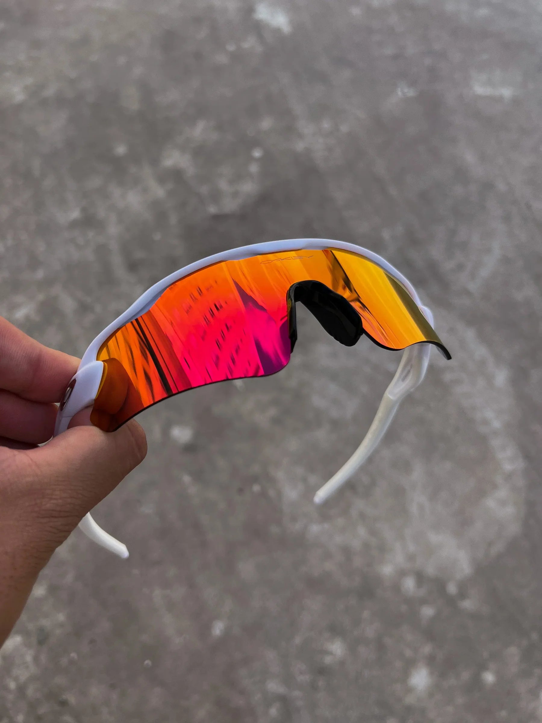 Óculos Radar White - Lente Ruby - Compre 1 Leve 2